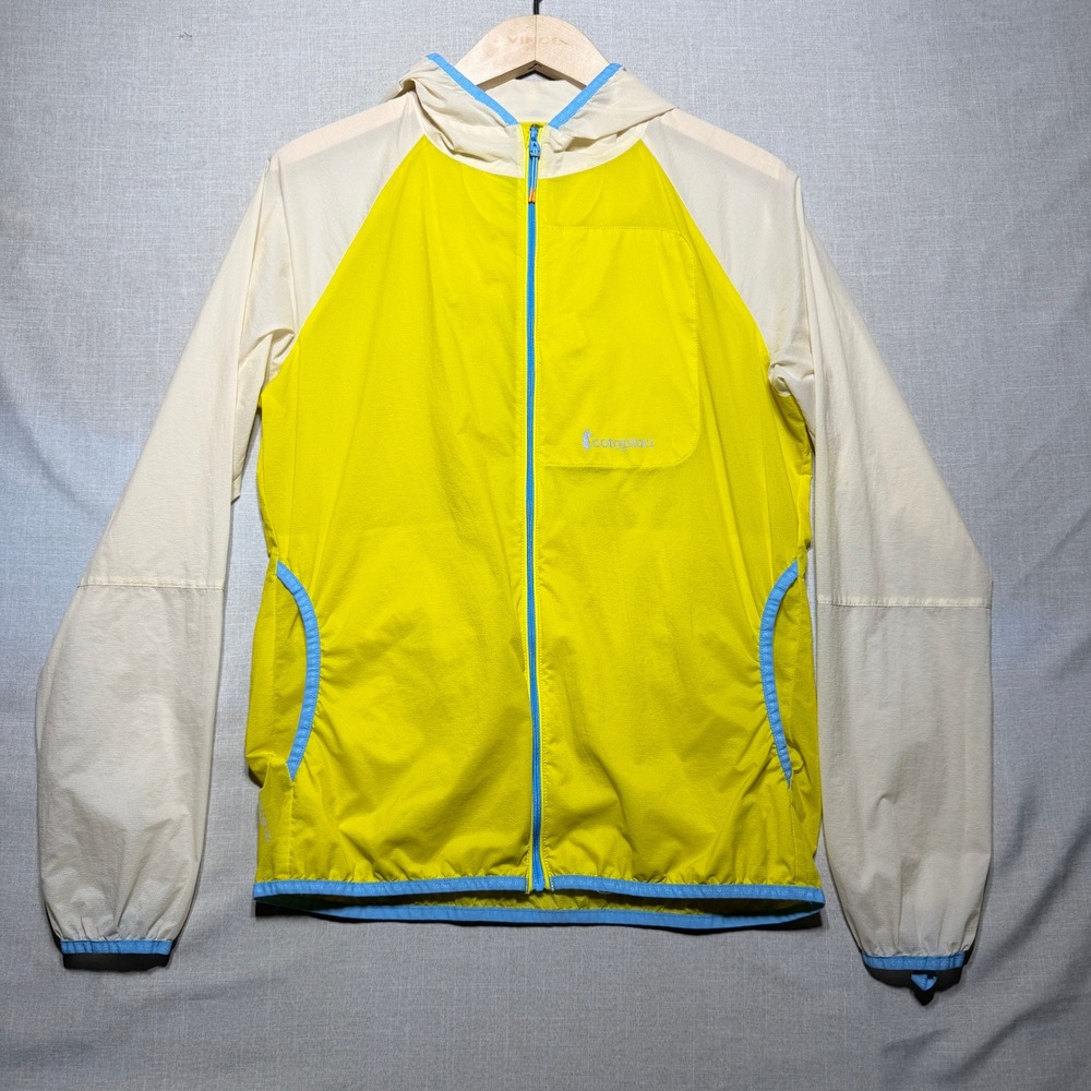 Cotopaxi Jacket Women M Yellow LS Paray Ultra Light Active Shell Gorpcore Hiking